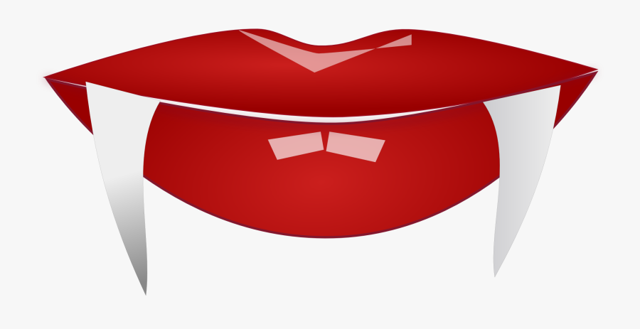 Red,fang,tooth - Vampire Png, Transparent Clipart