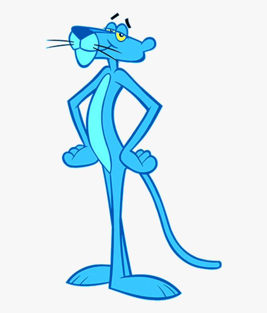 Transparent Pink Panther Png - Blue Pink Panther Art, Transparent Clipart