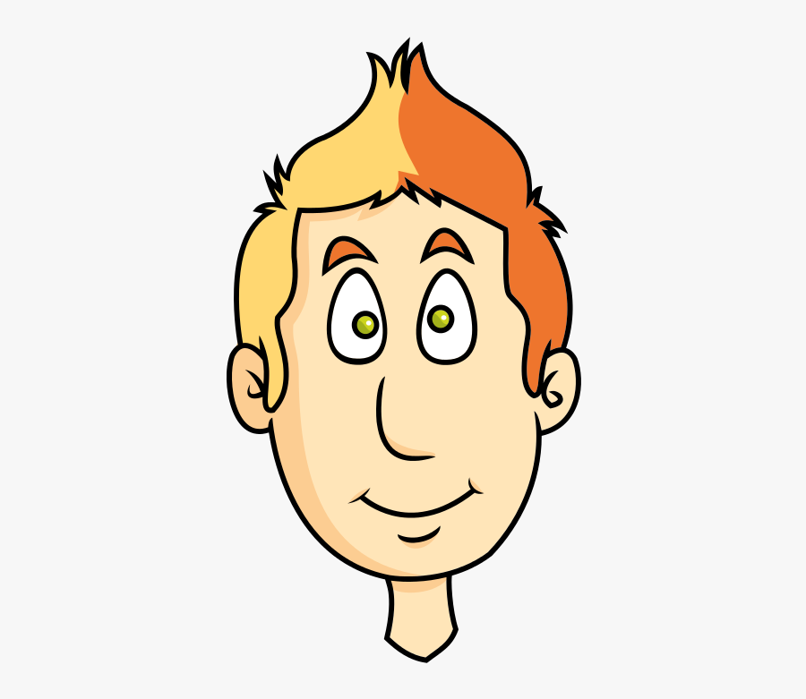 Emotion,art,child - Teenager Face Cartoon Png, Transparent Clipart