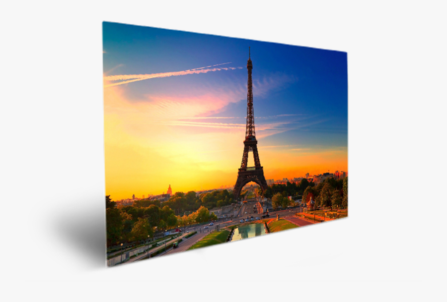 Clip Art Eiffel Tower At Sunset - Quadros Decorativos Para Sala Torre Eiffel, Transparent Clipart