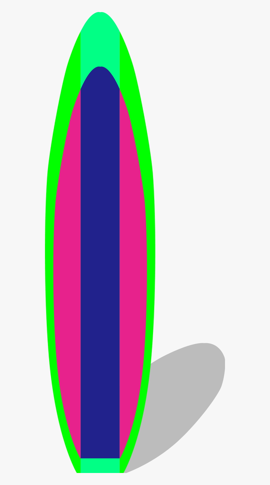 Surfboard Clip Art At Vector Clip Art Image - Surfboard Luau Design Clipart, Transparent Clipart