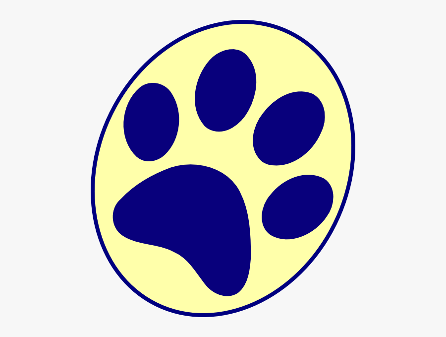 Pitt Paw Print, Transparent Clipart