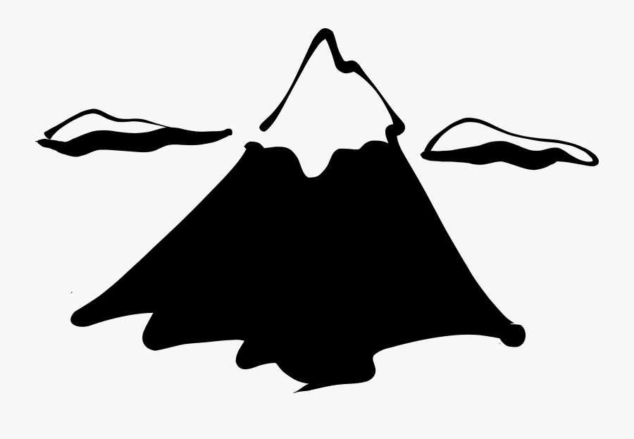 Mountain Silhouette Clip Art - Mountain Clip Art, Transparent Clipart