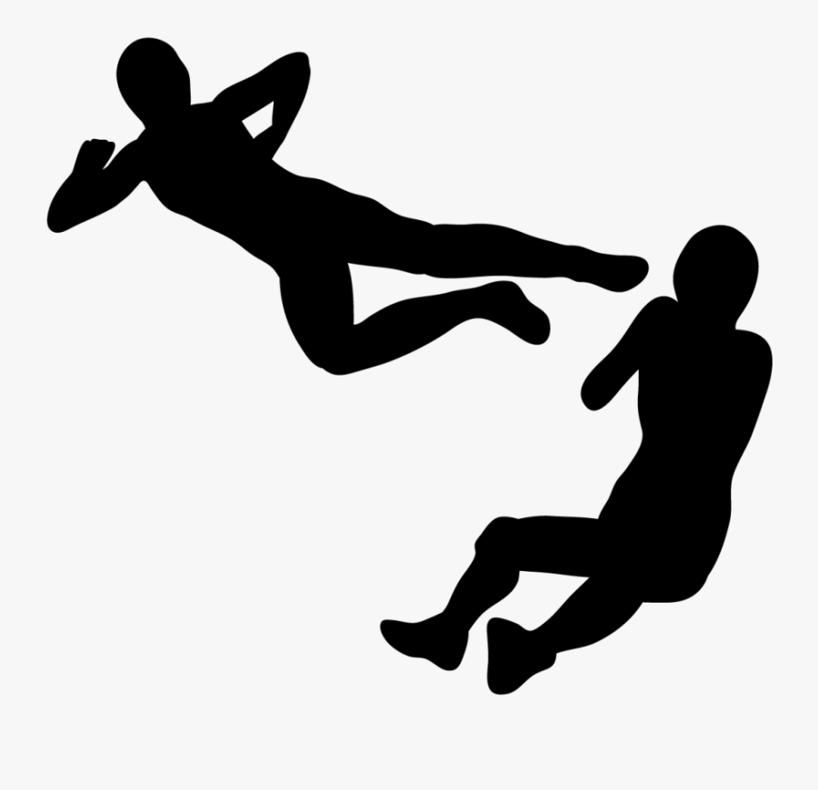 Professional Wrestler Fighting World Of Japan Pro Wrestling - Pro Wrestling Silhouette Png, Transparent Clipart