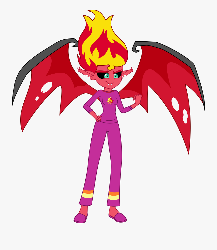 Absurd Res, Artist - Sunset Shimmer Demon Wings, Transparent Clipart