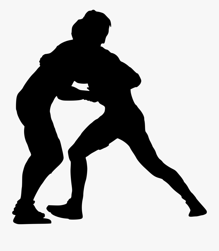 Clipart Woman Wrestling Wrestling Silhouette Png Free Transparent Clipart Clipartkey