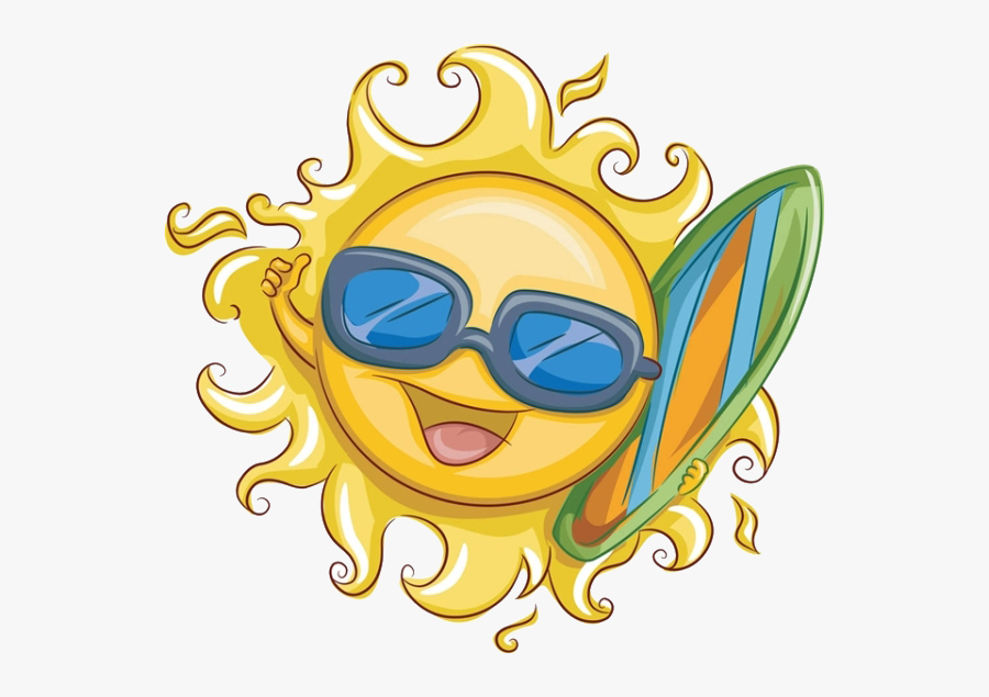 Surfing Sunglasses Surfboard Sun Royalty-free Cartoon - Surfboard Png Cartoon, Transparent Clipart