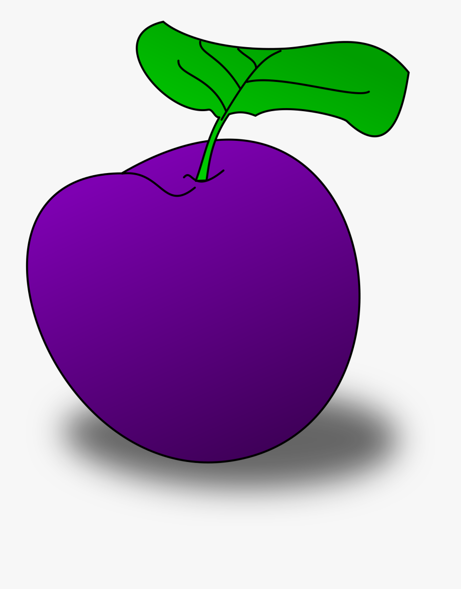 Peach Clipart Plum - Plum Clip Art, Transparent Clipart