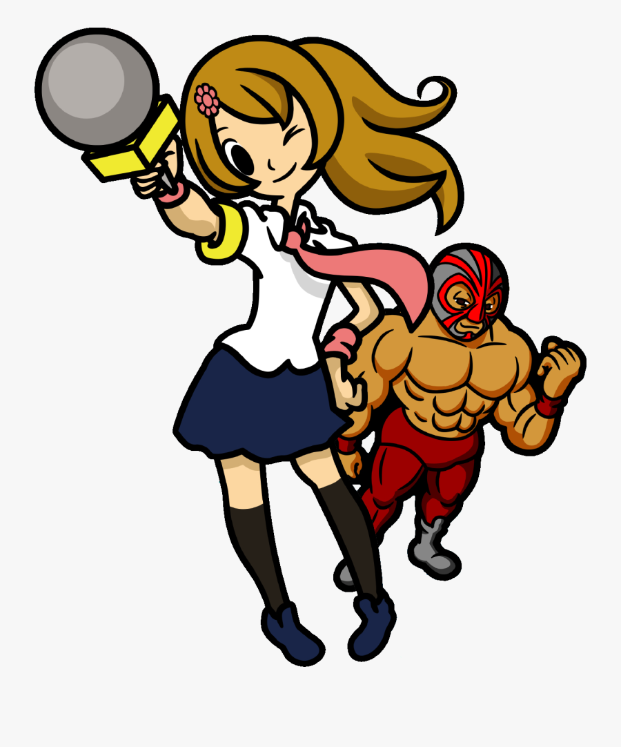Wrestler Clipart Cliparts Suggest Png - Rhythm Heaven Fever Wrestler, Transparent Clipart