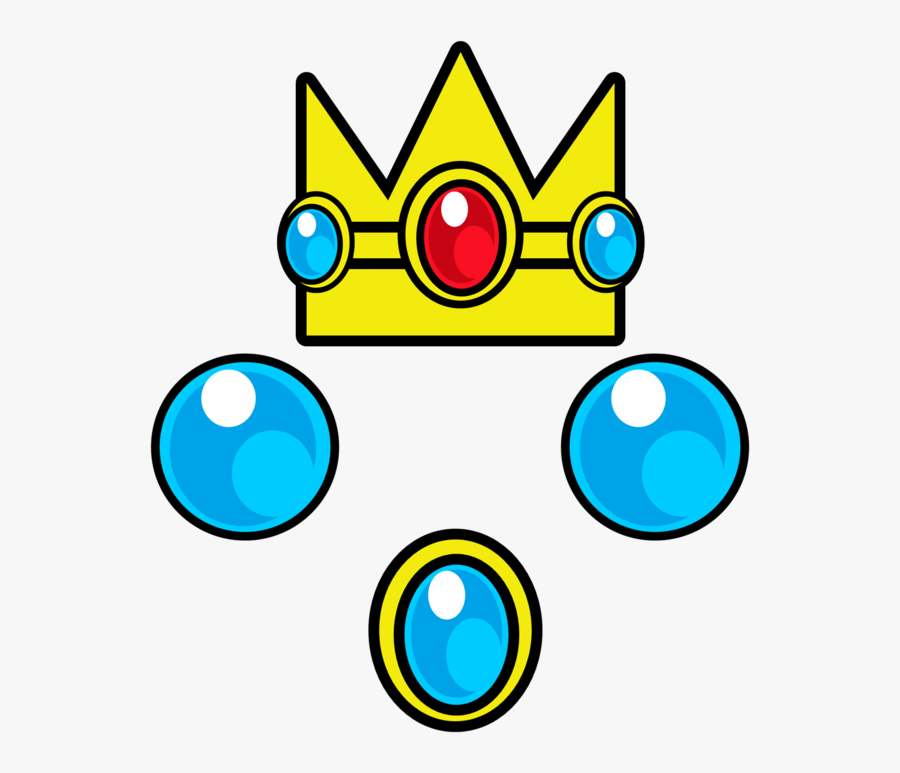 Princess Peach Crown Clipart - Princess Peach Crown Printable, Transparent Clipart