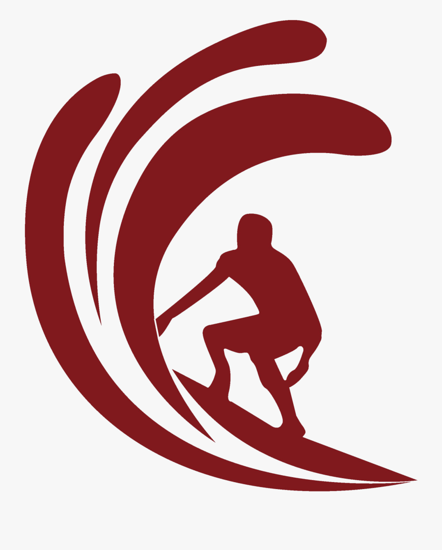 Surfing Clipart Skimboarding - Surfing Logo Clipart, Transparent Clipart