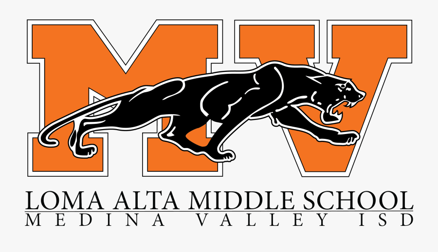 Panther Clipart Medina Valley - Medina Valley High School Mascot, Transparent Clipart