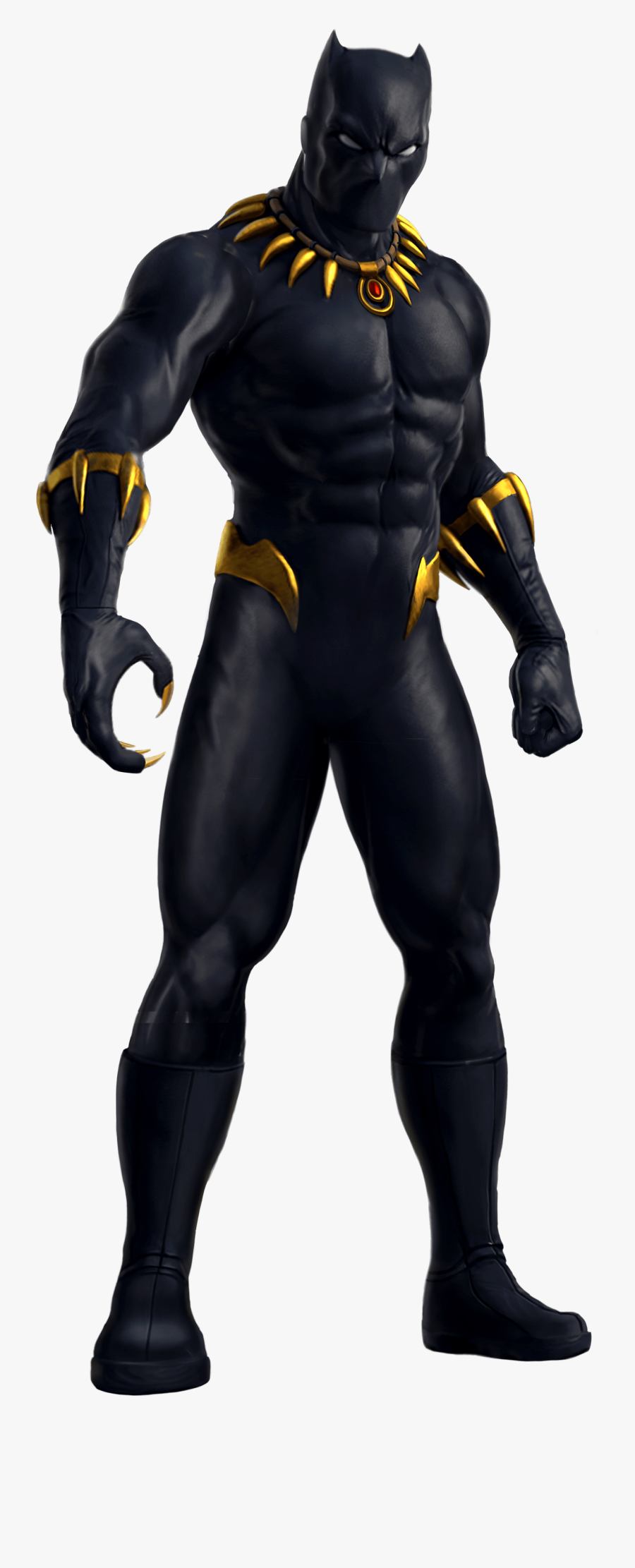 Black Panther Superhero Hulk Wakanda Fantastic Four - Black Panther, Transparent Clipart