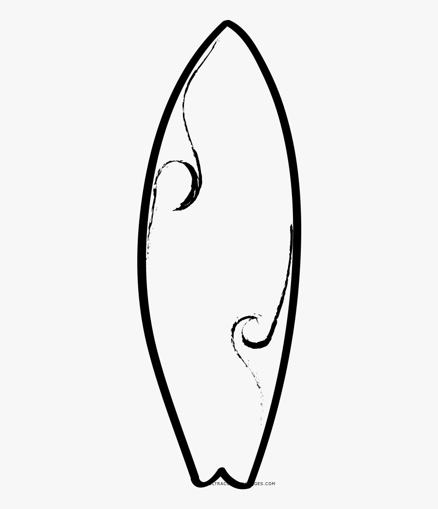 Best Surfboard Coloring Pages Page Ultra - Tabla De Surf Dibujo, Transparent Clipart