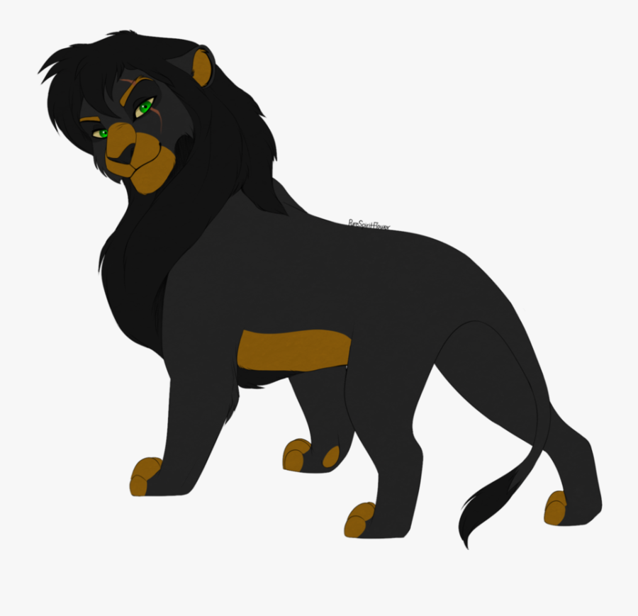Drawing Panther Mammal - Masai Lion, Transparent Clipart