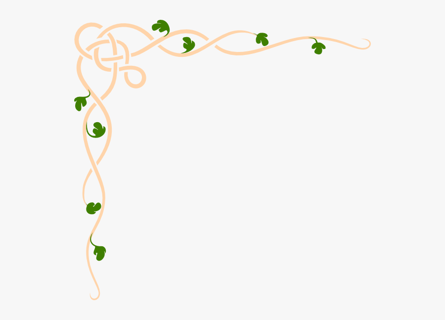 Border Clip Art At - Peach Borders, Transparent Clipart