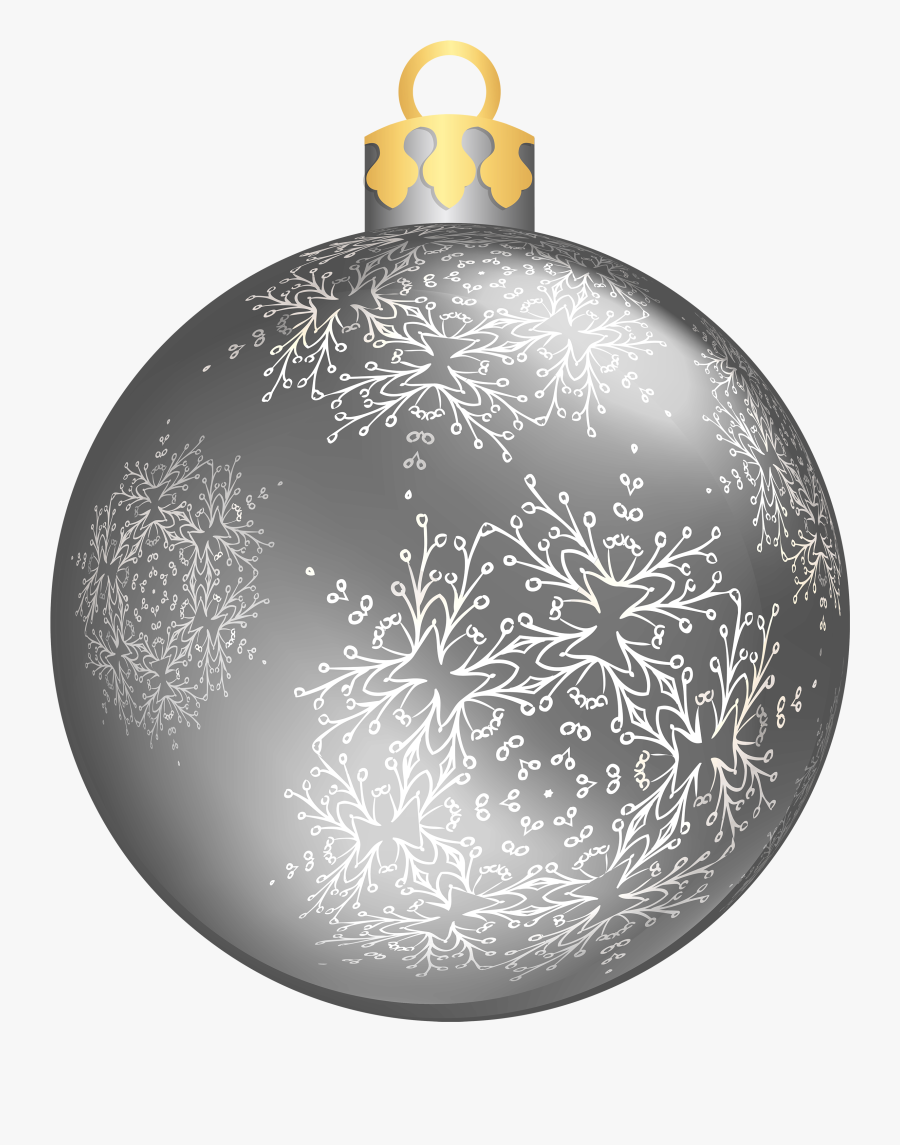 Christmas Ornament Cliparts For Free Ornaments Clipart - Silver Christmas Ball Png, Transparent Clipart