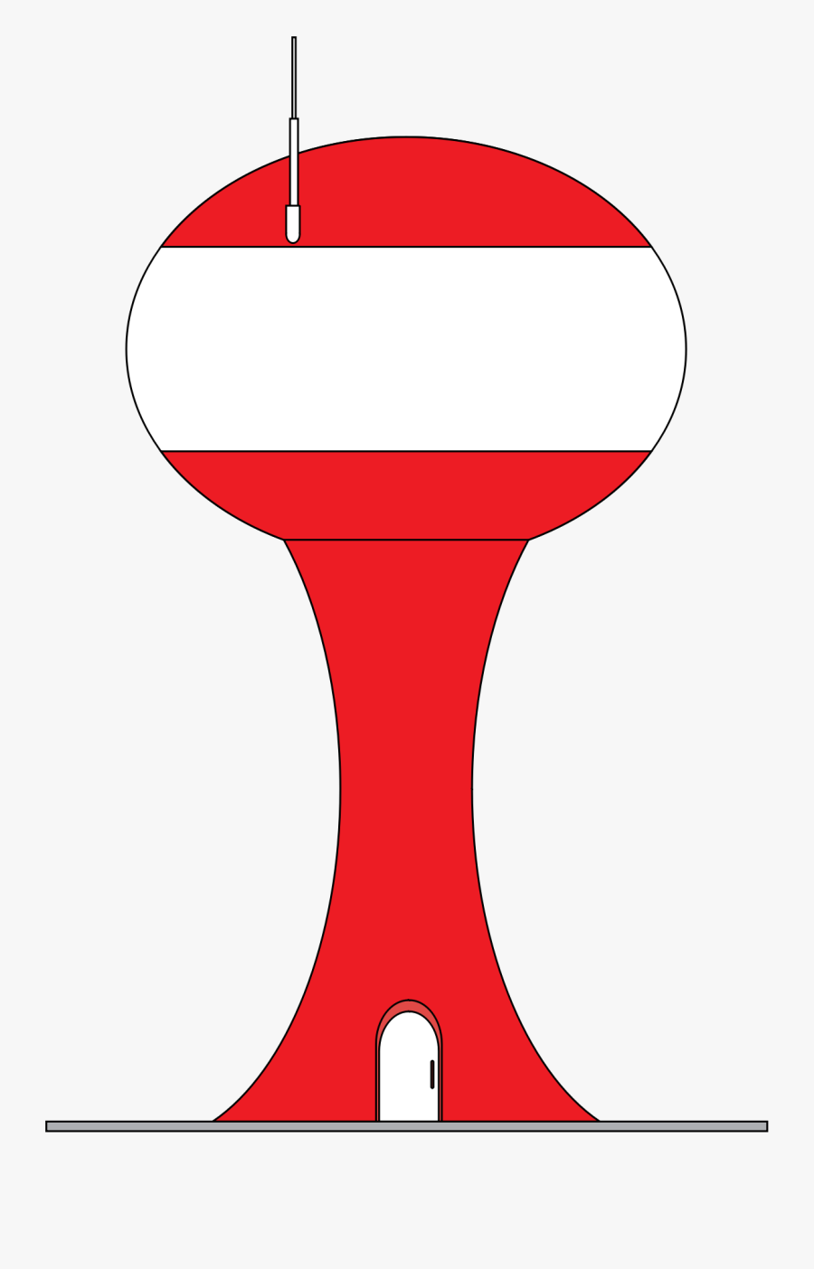 Great Sweet Georgia Peach Clipart Graphics & Digital - Water Tower Cartoon, Transparent Clipart