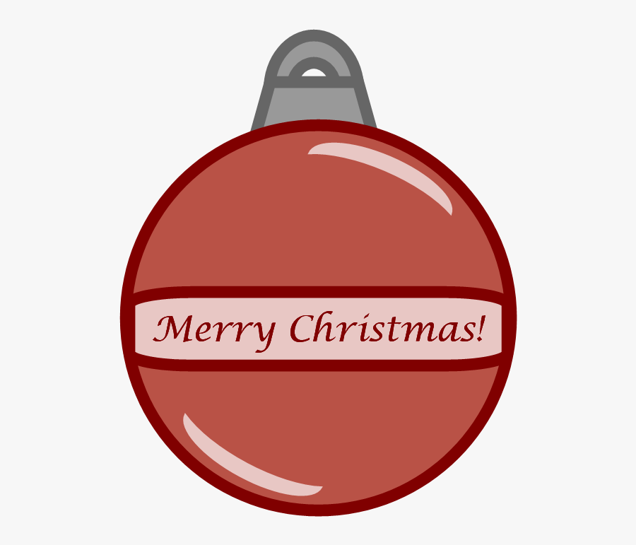 Red And Green Christmas Ornaments Clipart - Circle, Transparent Clipart