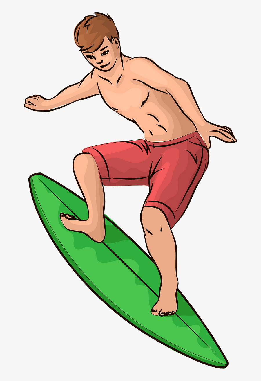 Surfing, Transparent Clipart