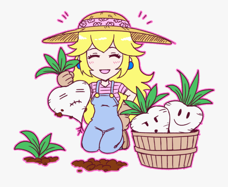 Chibi Clipart Farmer - Peach Akairiot, Transparent Clipart