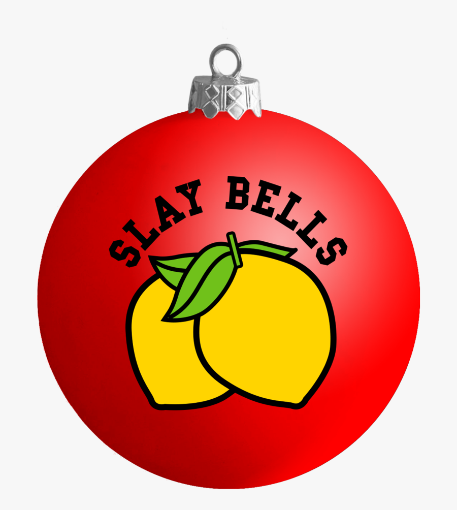 Slay Bells Red Satin Ball Ornament- $12 Us - Nba 2k16 Team, Transparent Clipart