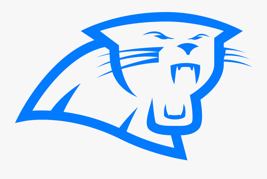 Transparent Carolina Panther Logo Png - Black And White Carolina Panthers Logo, Transparent Clipart
