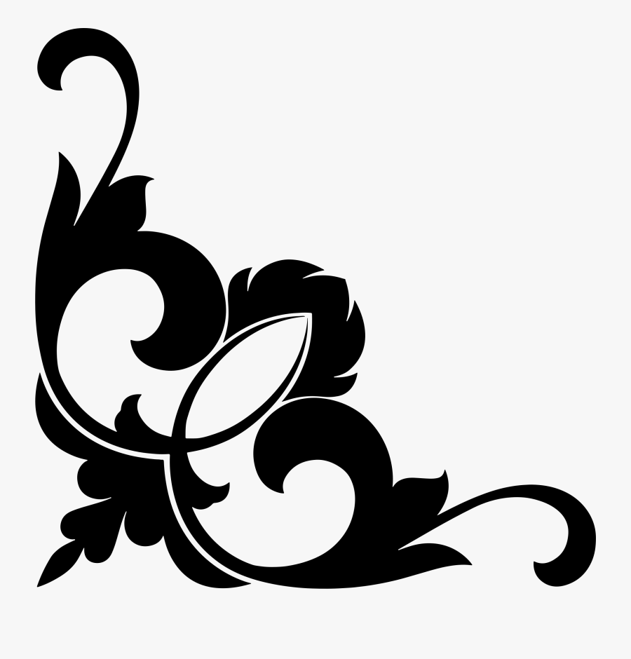 Image Royalty Free Stock Black And White Ornament Clipart - Ornament Vector Png Free, Transparent Clipart