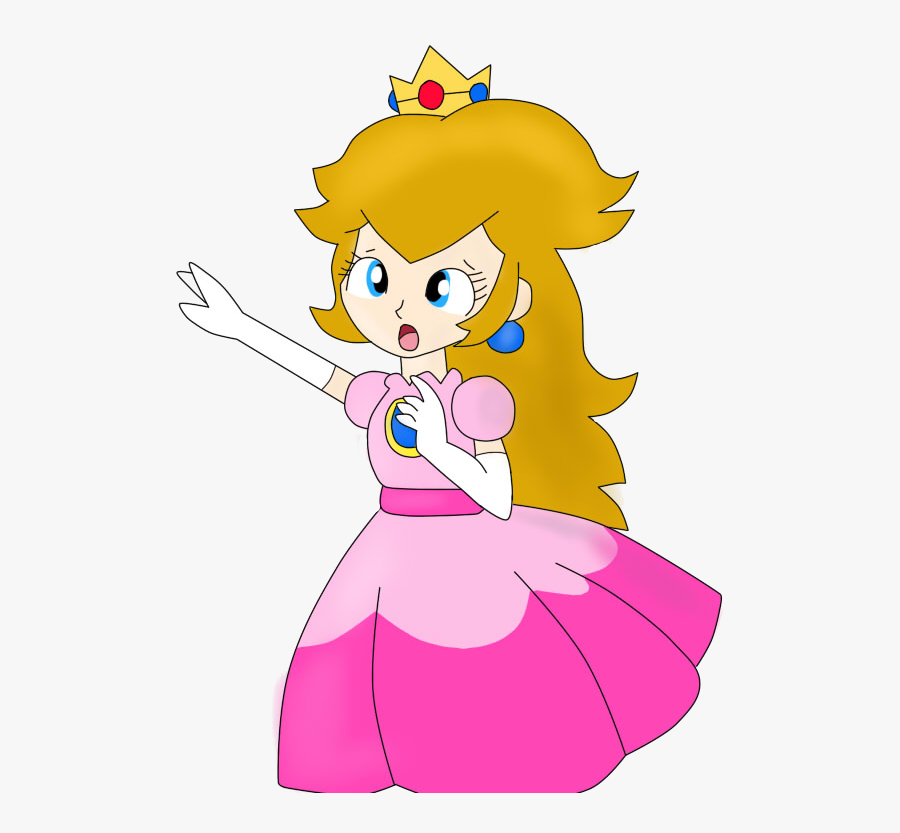 Princess Peach Clipart Old School - Cartoon, Transparent Clipart