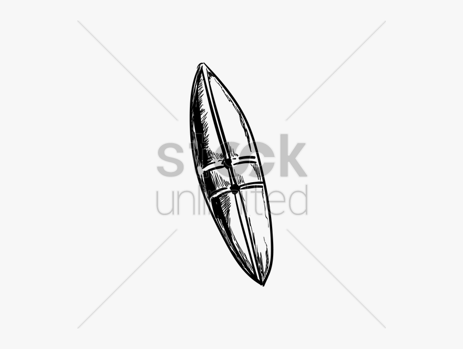 Drawn Surfboard Transparent - Design, Transparent Clipart