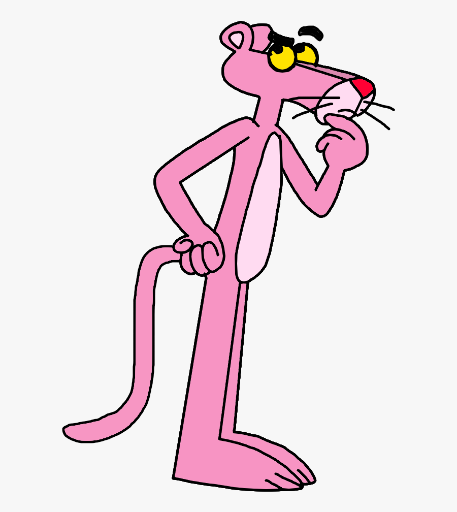 769 X 1038 - Pink Panther Thinking, Transparent Clipart