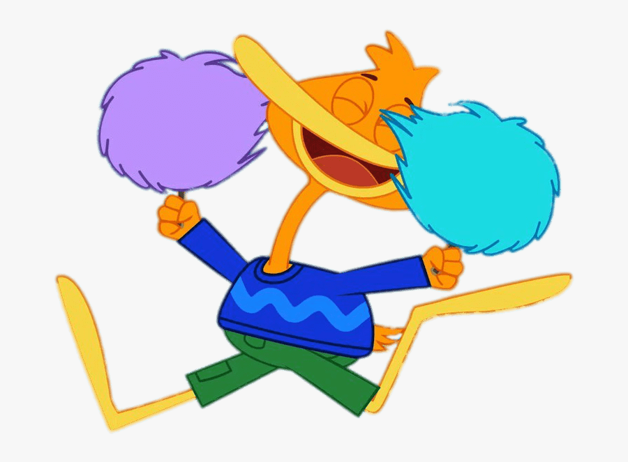 King Duckling Cheerleading - Cheerleader Image Transparent Background, Transparent Clipart