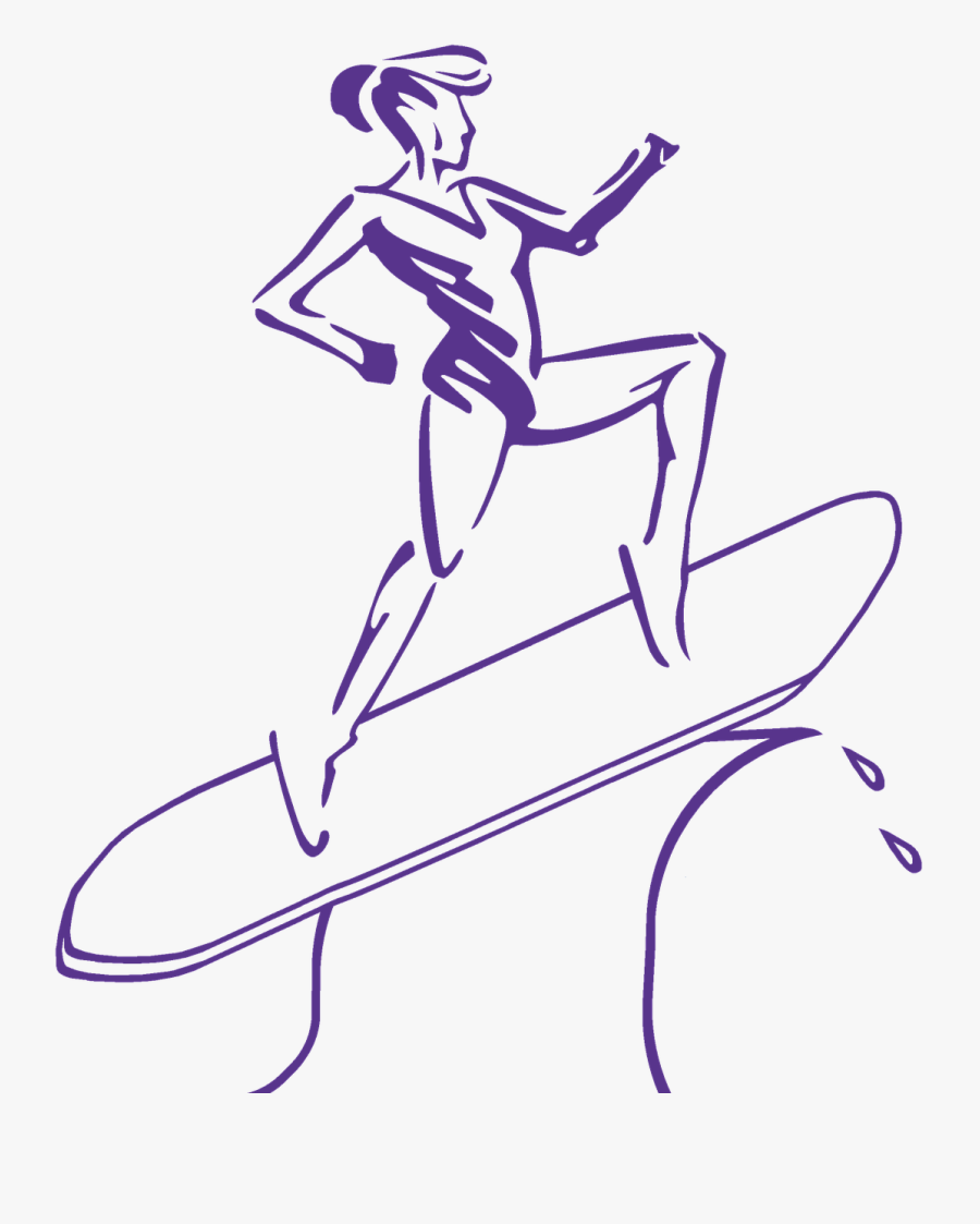 Surfing, Transparent Clipart