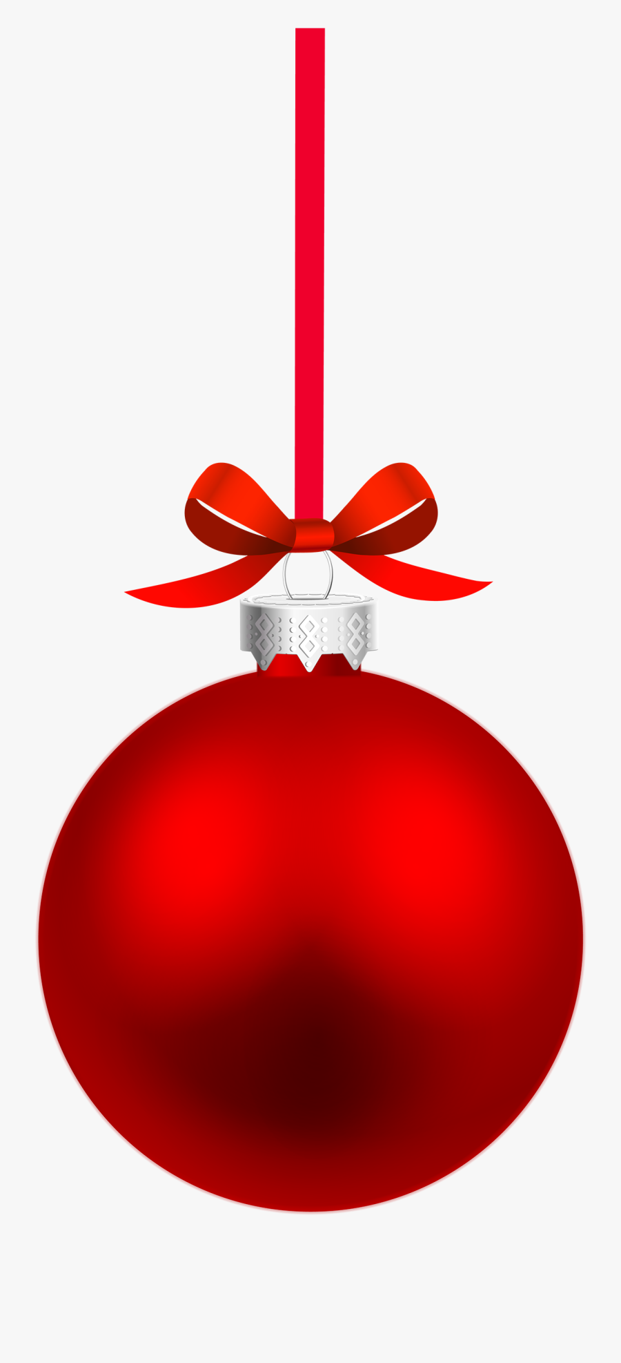 28 Collection Of Red Christmas Ornaments Clipart - Red Christmas Ball Png, Transparent Clipart