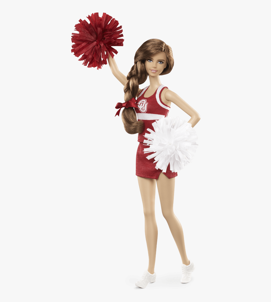 Barbie Cheerleader - Barbie University, Transparent Clipart
