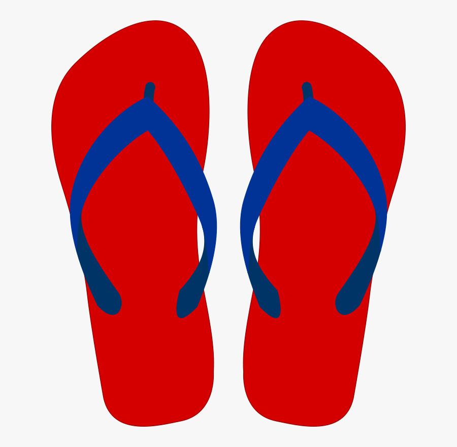 Transparent Sandals Clipart - Flip Flops Free Clip Art, Transparent Clipart