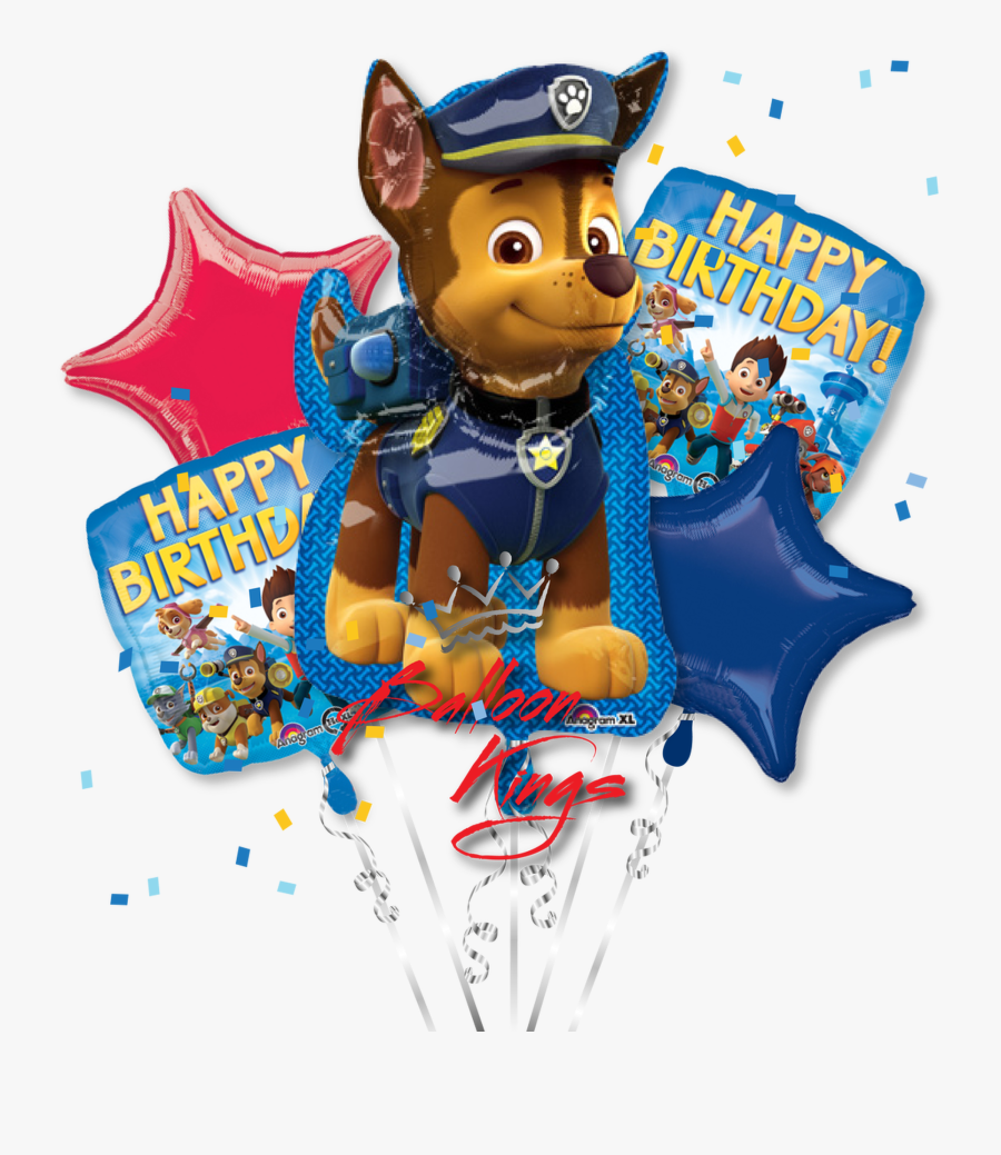 Paw Patrol Balloons, Transparent Clipart