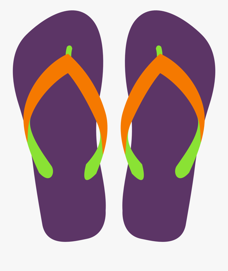 Net Clip Art Havaianas Flip Flops 4 Svg - Flipflops Clipart, Transparent Clipart