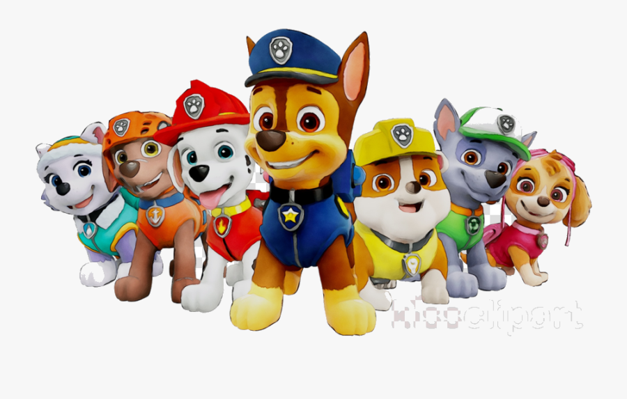 Paw Patrol Clipart Dog Television Show Characters Kids - Paw Patrol Images Printable, Transparent Clipart