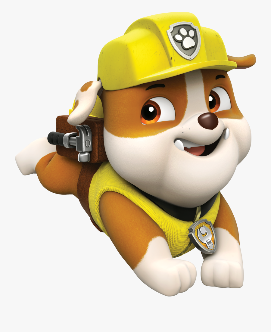 Paw Clipart Paw Patrol - Paw Patrol Rubble Png, Transparent Clipart