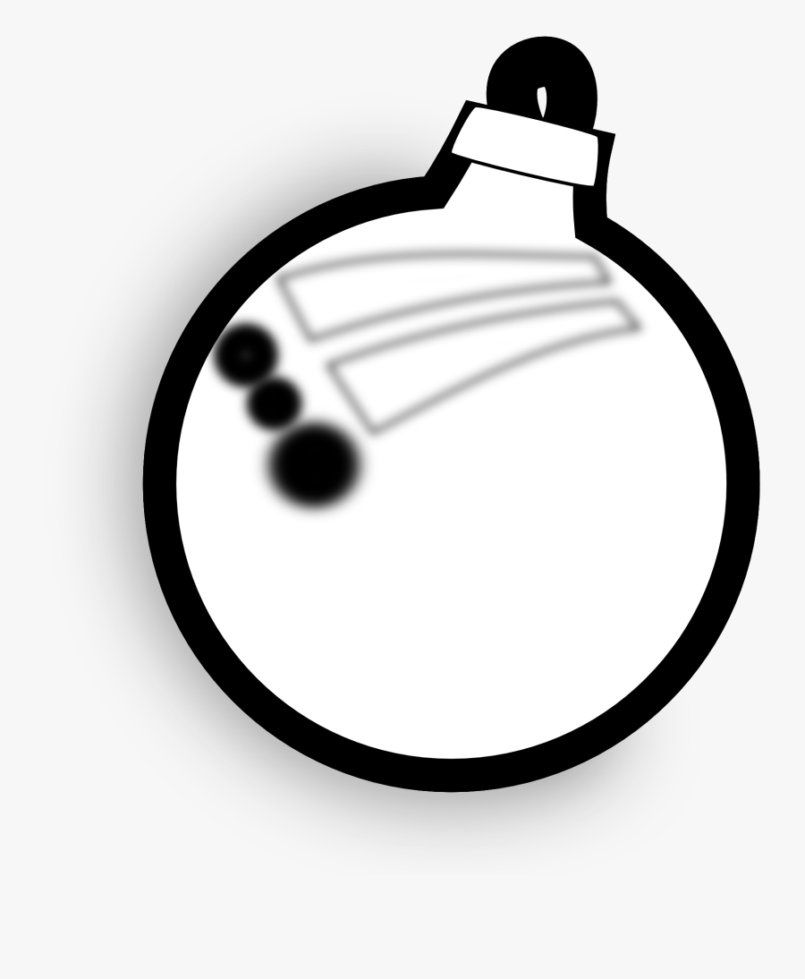 Ornament - Clipart - Black - And - White - Free Black And White Christmas Ornament Clipart, Transparent Clipart