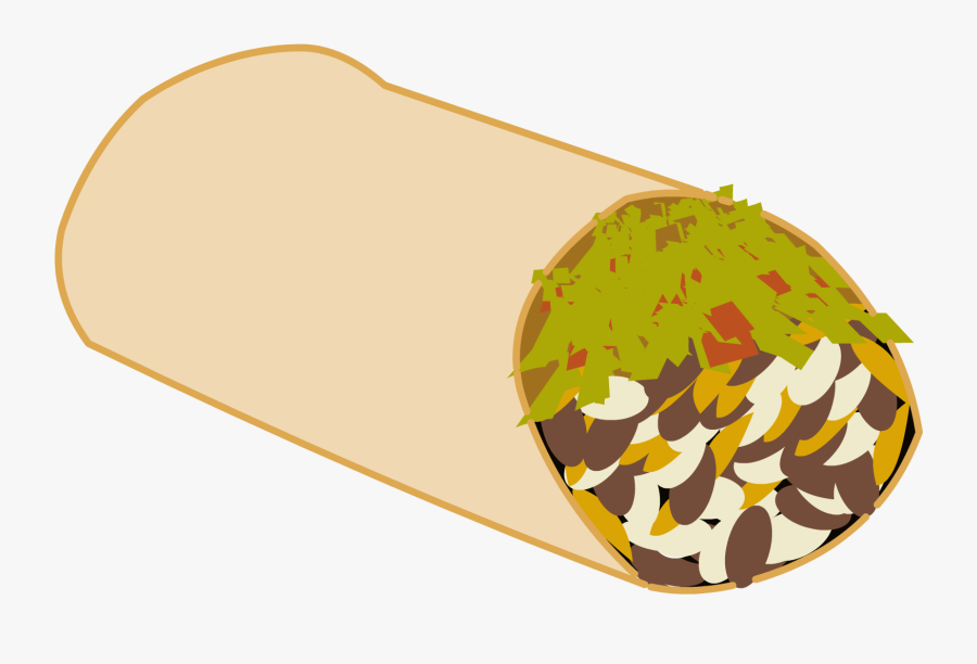 Burrito Clipart Fast Food - Burrito Clip Art Png is a free transparent back...