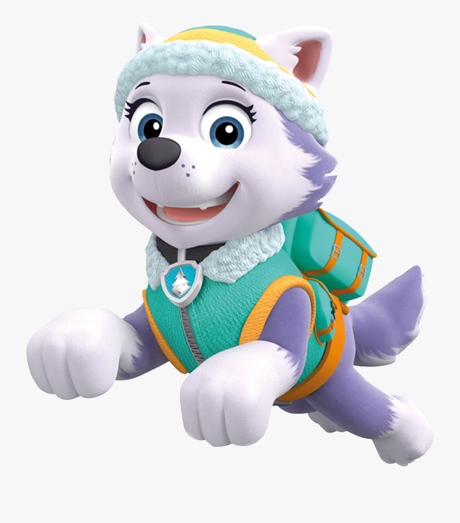 Everest Jumping Paw Patrol Clipart Png Clipart Image - Everest And Skye Paw Patrol, Transparent Clipart