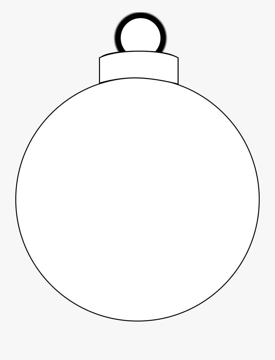 Christmas Ornaments Clip Art Black And White New Calendar - Circle, Transparent Clipart