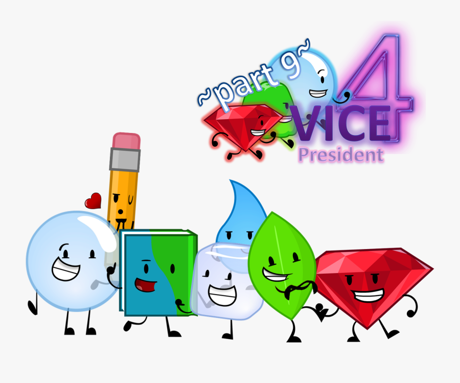 Running For Vice President ~part 9 Object Shows Community - Bfdi Vice President, Transparent Clipart