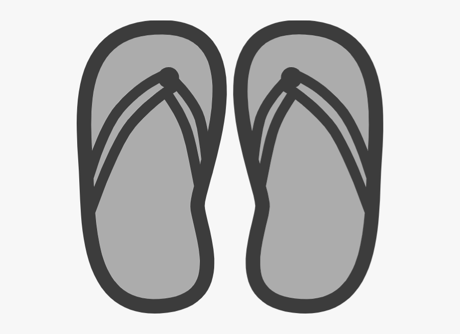 Transparent Sandals Clipart - Slipper And Shoes Vector Png, Transparent Clipart
