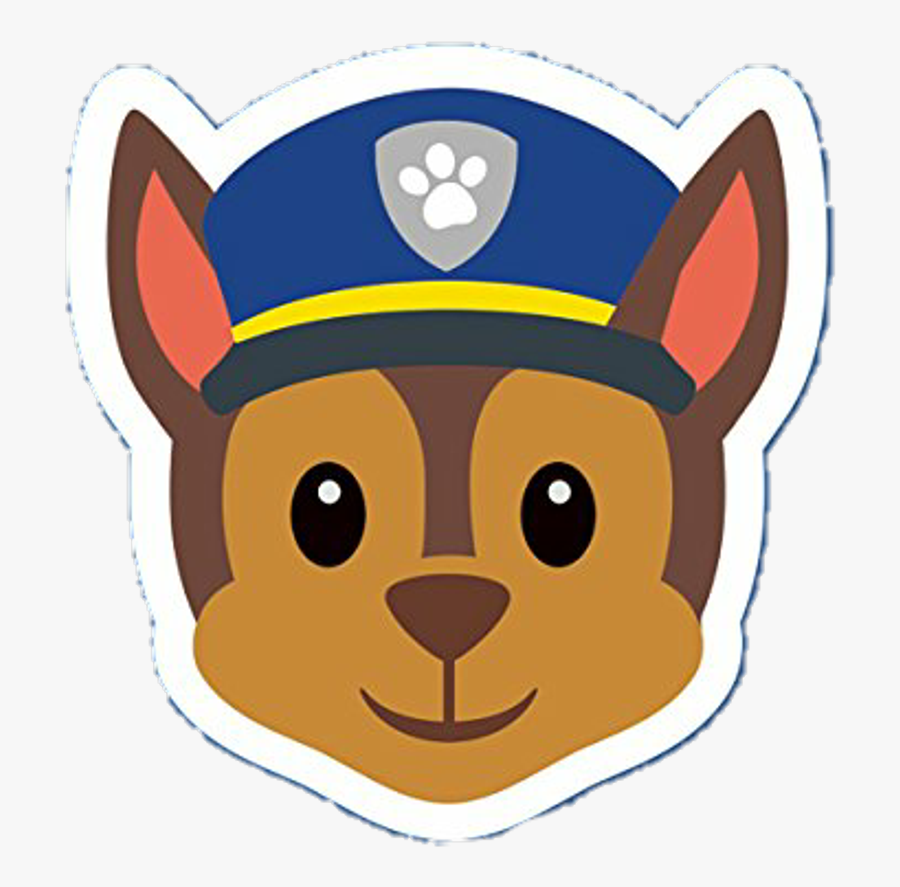Chase Sticker Png - Paw Patrol Chase Face , Free Transparent Clipart - Clip...