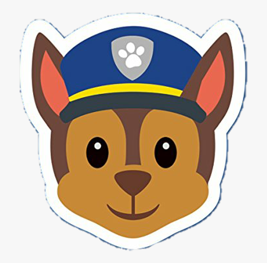 PAW Patrol Chase Face Template
