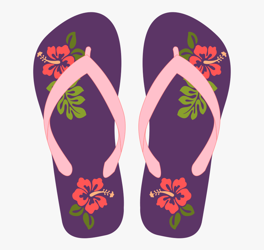 Transparent Chancla Png - Transparent Background Flip Flop Clipart, Transparent Clipart