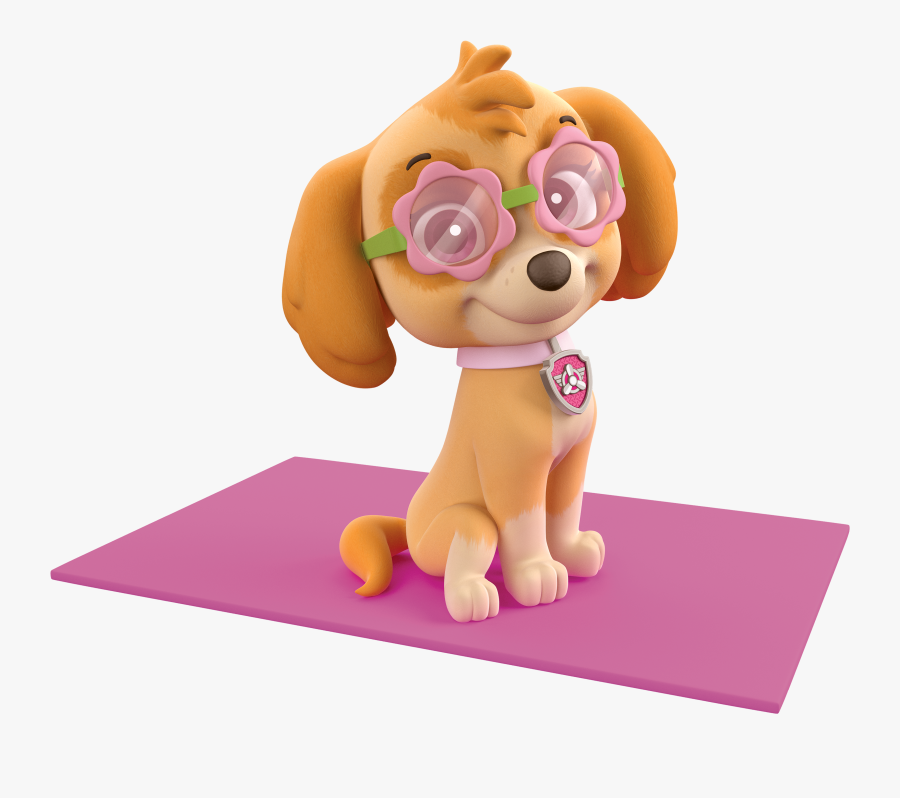 Clip Art Pictures Of Skye From Paw Patrol - Paw Patrol Skye Beach, Transparent Clipart